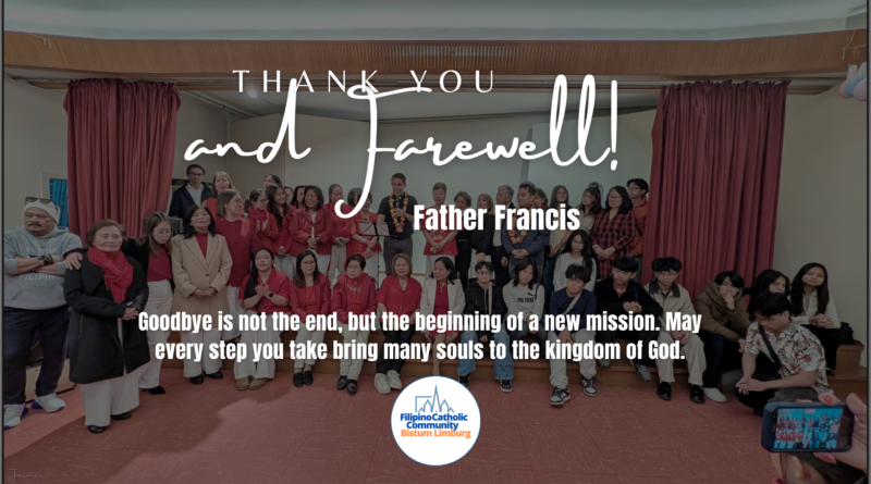 Farewell Party for Father Francis – Photos & Videos