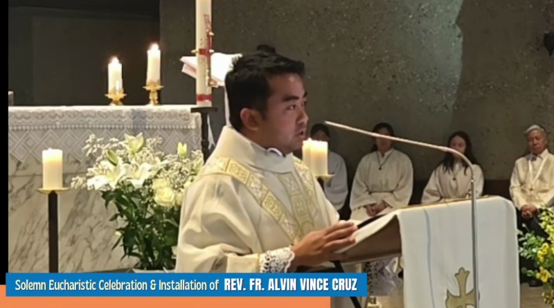 Installation of Rev. Fr. Alvin Vince Cruz